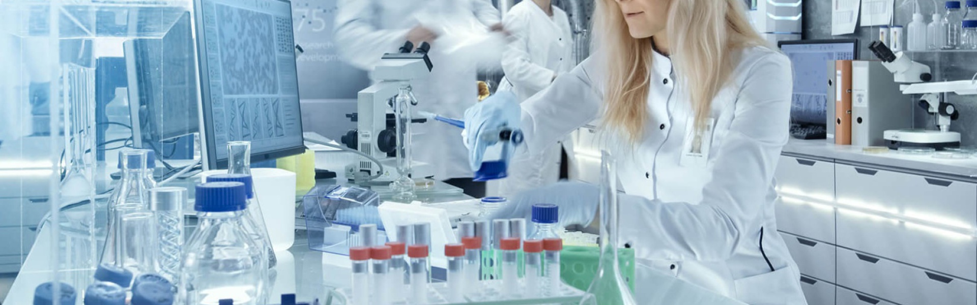 Ausschnitt eines Labors in der Biotechnolgie